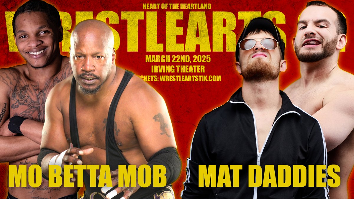 WrestleArts (@wrestleartsindy) on Twitter photo 🚨GLOBAL TAG TEAM CROWN🚨
<a href="/UncleQ87922280/">Timeless Tech</a> and <a href="/PrinceQassius/">“The Ebony Prince” Qassius Starr 👑</a> defend against <a href="/submitordye/">Cutthroat Jordan Dye</a> and <a href="/SagePhilips7/">Sage Philips</a>
#wrestlearts22
📅3/22/25
🎟️wrestleartstix.com
📍
@irvingtheater 🚨GLOBAL TAG TEAM CROWN🚨
<a href="/UncleQ87922280/">Timeless Tech</a> and <a href="/PrinceQassius/">“The Ebony Prince” Qassius Starr 👑</a> defend against <a href="/submitordye/">Cutthroat Jordan Dye</a> and <a href="/SagePhilips7/">Sage Philips</a>
#wrestlearts22
📅3/22/25
🎟️wrestleartstix.com
📍
@irvingtheater
