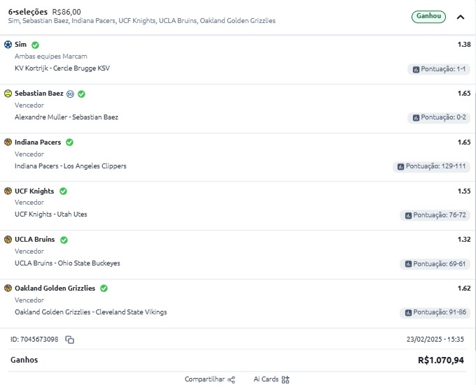 LevinhoTips's tweet image. Boa noite rapazeada, como estão?
Apartir dessa semana iremos voltar com tudo, com nossas dicas diárias e alguns mercados diferentes que andamos estudando em off, está aí o print de uma pancada que pegamos hoje! ODD 13✅