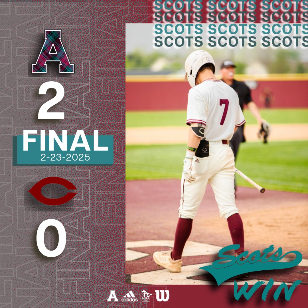 Alma College Baseball (@almascotsbsb) on Twitter photo SCOTS WIN‼️‼️
<a href="/kylerwarren7/">Kyler Warren⚾️💯</a> with the game winning 2 run single in the 3rd!
<a href="/tylerjohnson_23/">Tyler Johnson</a> earns the win with 7IP, 11ks, 1H! #WON SCOTS WIN‼️‼️
<a href="/kylerwarren7/">Kyler Warren⚾️💯</a> with the game winning 2 run single in the 3rd!
<a href="/tylerjohnson_23/">Tyler Johnson</a> earns the win with 7IP, 11ks, 1H! #WON