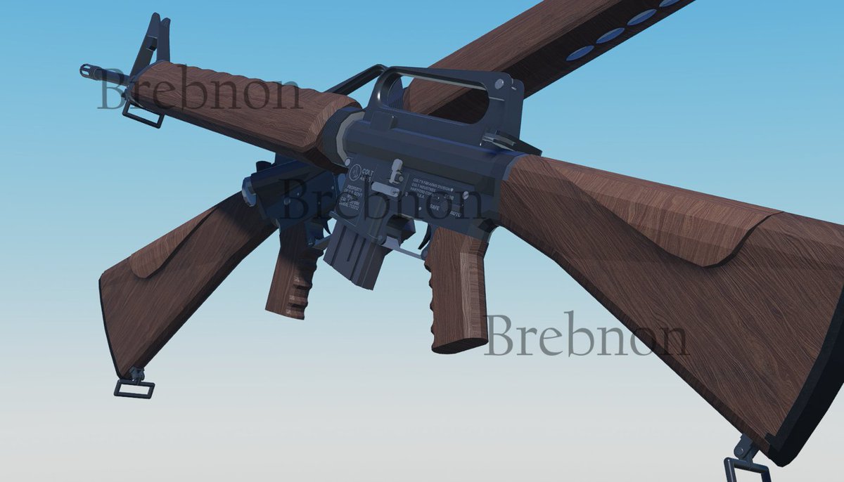 brenan1111's tweet photo. Colt M16A1
#Roblox #RobloxBuilds #RobloxDev https://t.co/UMNXPnjnS2