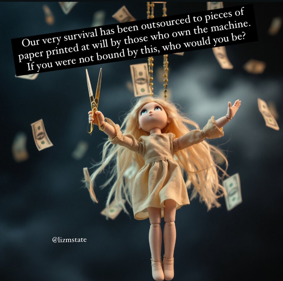 lizmstate's tweet photo. Money, power, debt—mere Piscean illusions, shaping human lives for centuries. The Moon in Capricorn bears the weight of what was built upon them—institutions, wealth dynasties, labor hierarchies. But these only exist because we believe they do. These are the real delusions. https://t.co/rlgTSPJN4e
