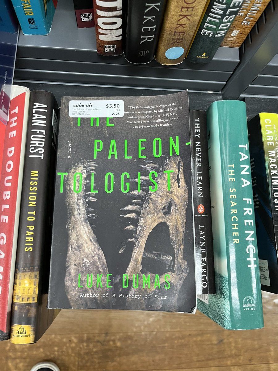 I never find my books in used bookstores, and despair that my books aren’t popular enough to produce secondhand jetsam. Today my husband finds this and I immediately think, “So they hated it.” The mind of a fiction writer never tires of inventing imaginary hardships 🙃