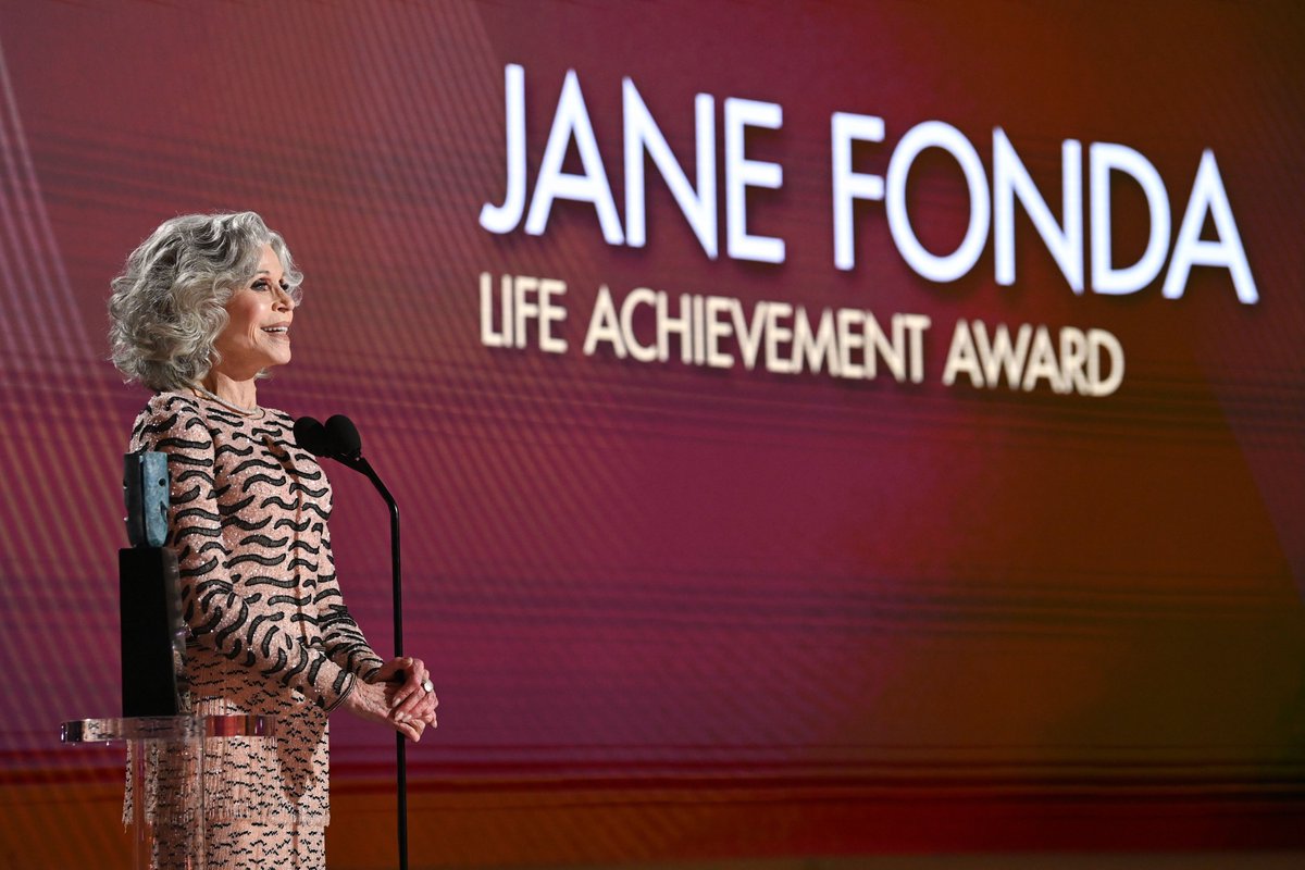 "We must not isolate. We must stay in community. We must help the vulnerable. We must find ways to project an inspiring vision of the future."
- Jane Fonda, 60th SAG Life Achievement