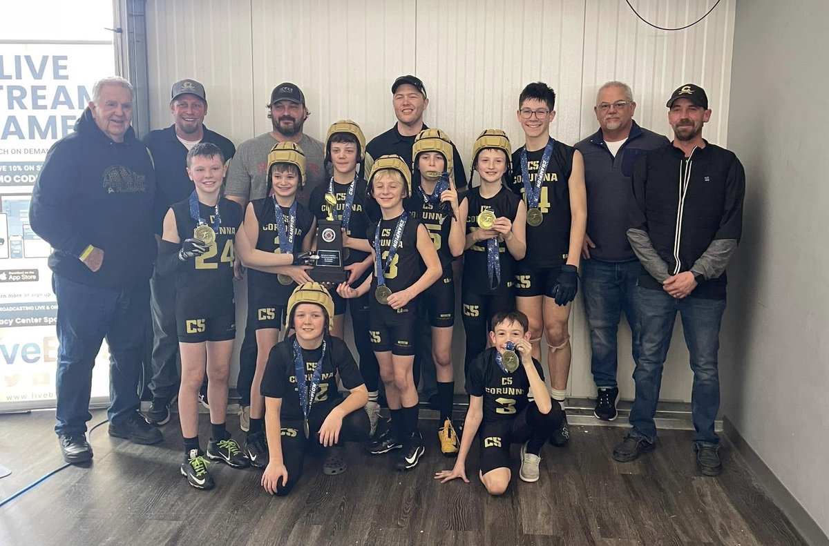 The Heartbeat of Corunna (@hbocorunna) on Twitter photo Congratulations to the Corunna C5 football team for reigning as the Legacy, 7v7 12U 🏈 Champions. <a href="/CorunnaCavsFB/">Corunna Football</a> Congratulations to the Corunna C5 football team for reigning as the Legacy, 7v7 12U 🏈 Champions. <a href="/CorunnaCavsFB/">Corunna Football</a>
