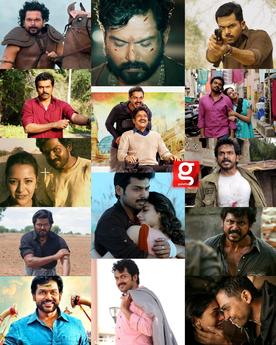 HariKri27358879's tweet photo. Comment your favorite films of @Karthi_Offl 🥳❤️
#18YearsOfKarthi https://t.co/byS5EIb2nn