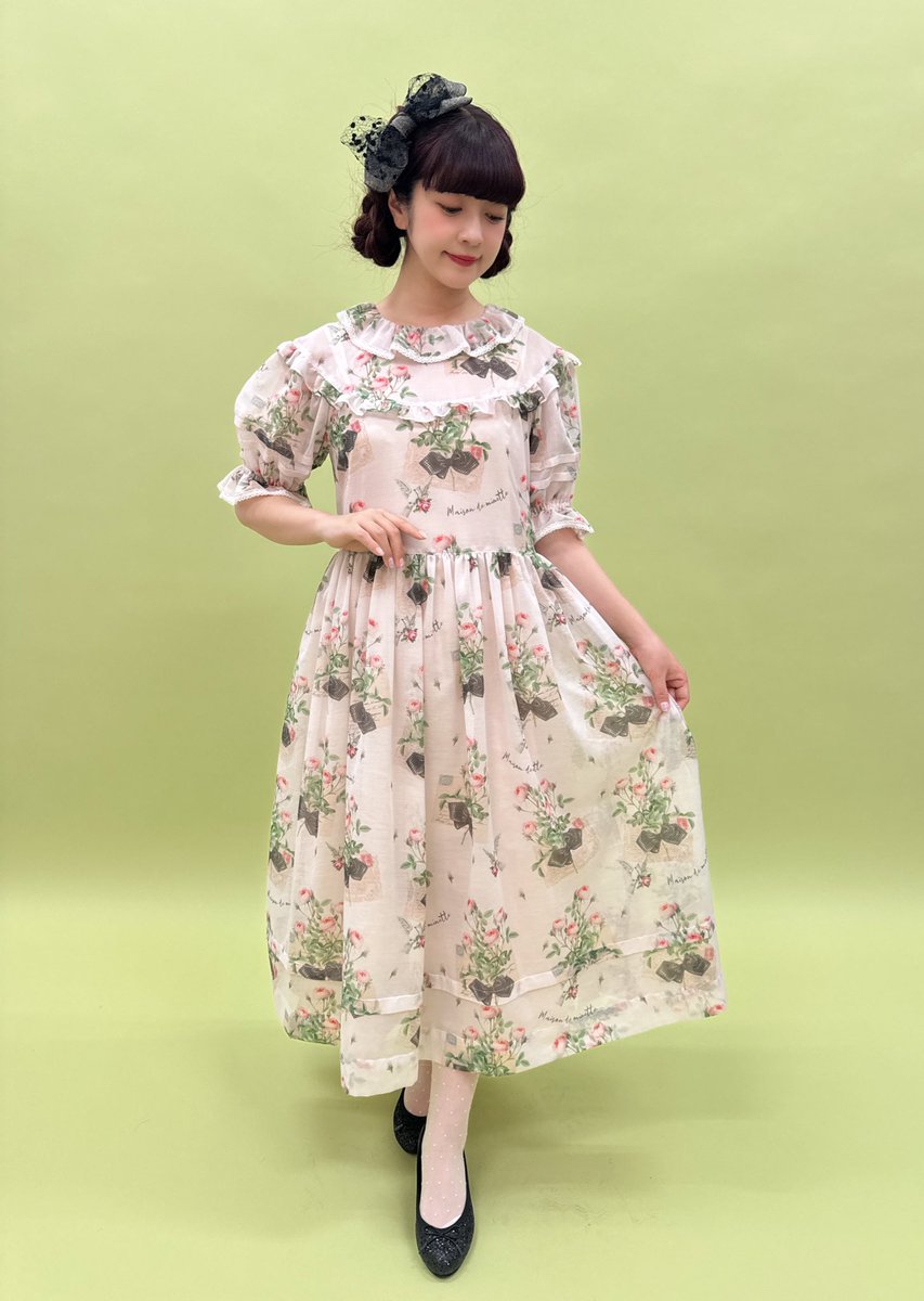 メゾンドミネットさんコラボ ワンピースタイプ👗はサラッときれて