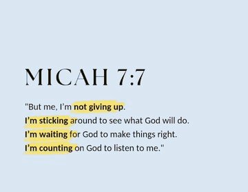 Holy__Bible1's tweet photo. MICAH 7:7 https://t.co/JgjZQBaJdE