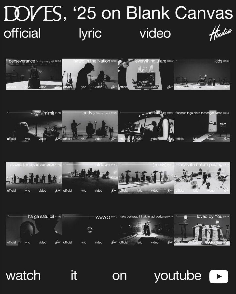 wordfangs's tweet photo. Doves, ‘25 on Blank Canvas.

All videos available now

https://t.co/7r57F4jGGi https://t.co/18hDtXUWlJ