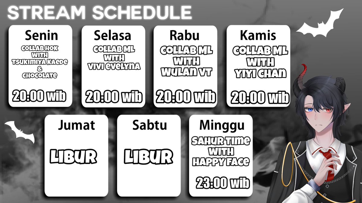 Skejul siap!!! 
24 February - 2 maret 
Let's goooo