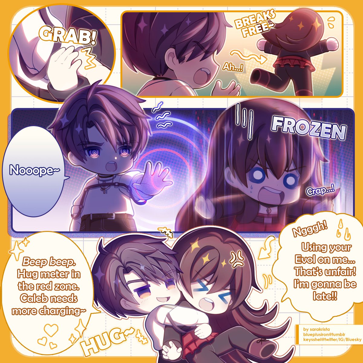 keysshel's tweet image. Gravity Evol gooo~ 
#LoveandDeepspace #恋と深空 #恋与深空
#Caleb #夏以昼 #マヒル