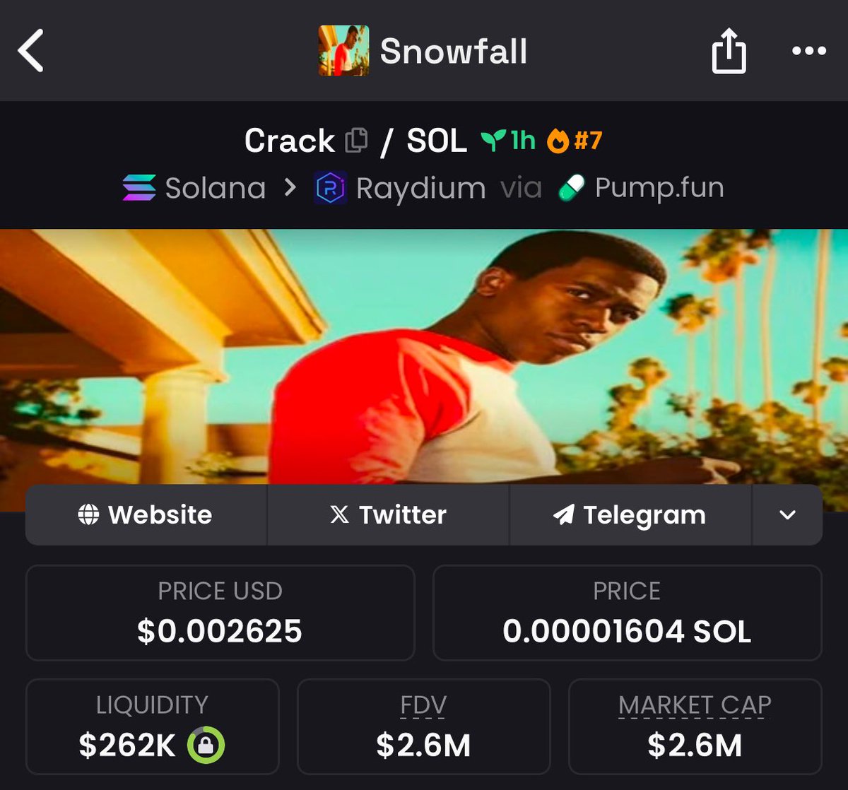 Moriarty_winn's tweet photo. Betting on $CRACK too
Apparently, it came before #TESTDRIVER, and is the first mover of this narrative - https://t.co/zUuWF0jwgQ
CA: CitRGsrgU7NjaXsxdMFc7sfsxtSnPdtkhHJqbPvhpump https://t.co/xyfMef4nX0