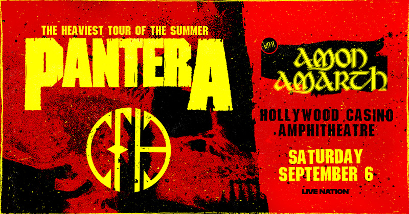 1057thePoint's tweet photo. 105.7 The Point Presents PANTERA @HollywoodAmpSTL on 9/6! Don't miss your chance to see @Pantera LIVE in #StLouis later this year with special guest @AmonAmarthBand. Tickets go on sale this Friday on the #PointConcertCalendar. 
https://t.co/Tejr61G7gl https://t.co/f7VtNQRhRj
