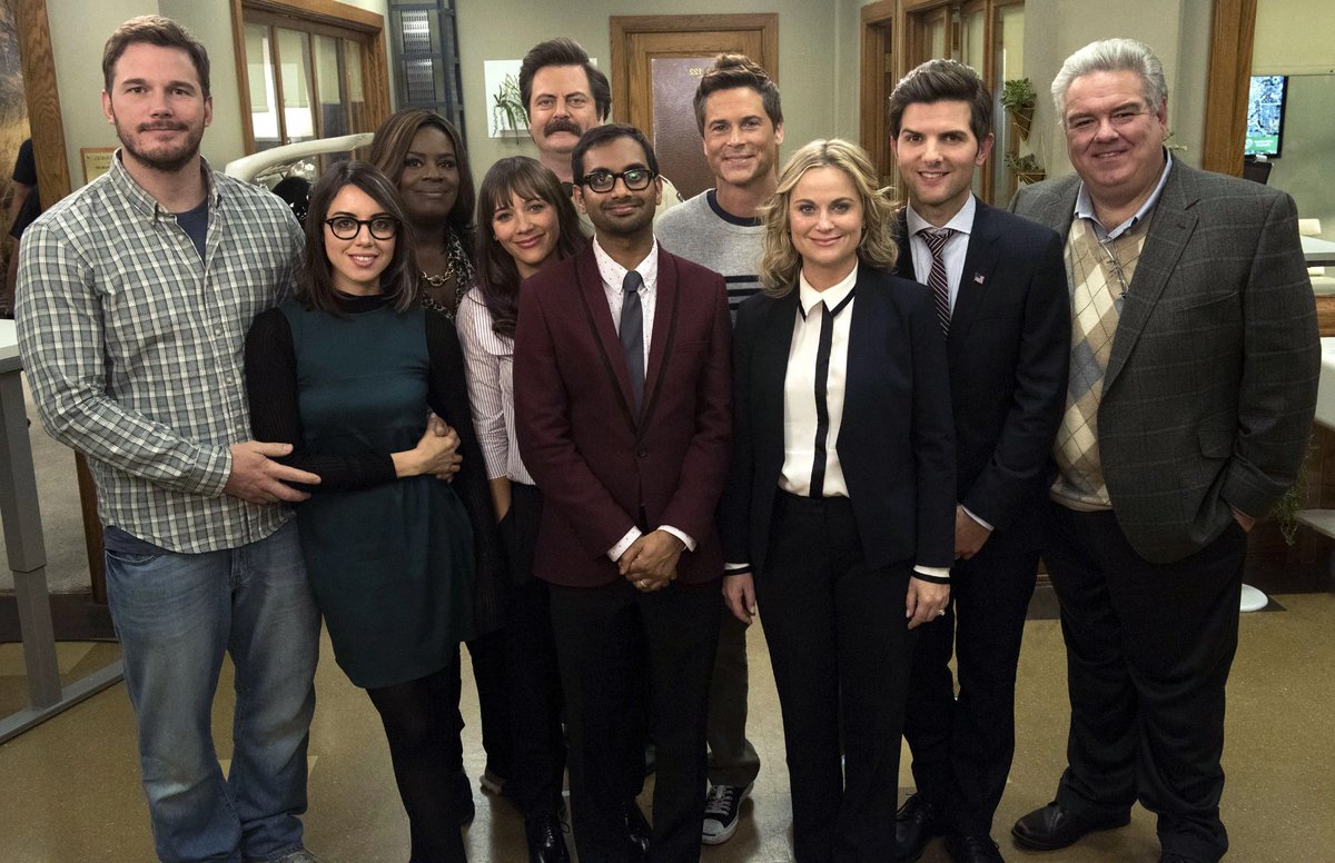 ComicDaveHanson's tweet photo. When are we going to talk about how this #trump administration looks like an evil version of Parks and Rec https://t.co/JW0tyoc9SP