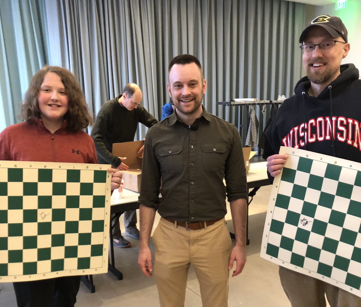 Eric T. Kasper (@erictkasper) on Twitter photo I learned a lot from International Master John Bartholomew (<a href="/fins0905/">John Bartholomew</a>) during his chess simultaneous exhibition and Q&A session yesterday at the L.E. Phillips Public Library. Thank you to him and to the Eau Claire Chess Club for organizing the event! I learned a lot from International Master John Bartholomew (<a href="/fins0905/">John Bartholomew</a>) during his chess simultaneous exhibition and Q&A session yesterday at the L.E. Phillips Public Library. Thank you to him and to the Eau Claire Chess Club for organizing the event!