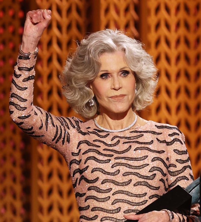 jane fonda, the strong, beautiful and outspoken woman that you are
