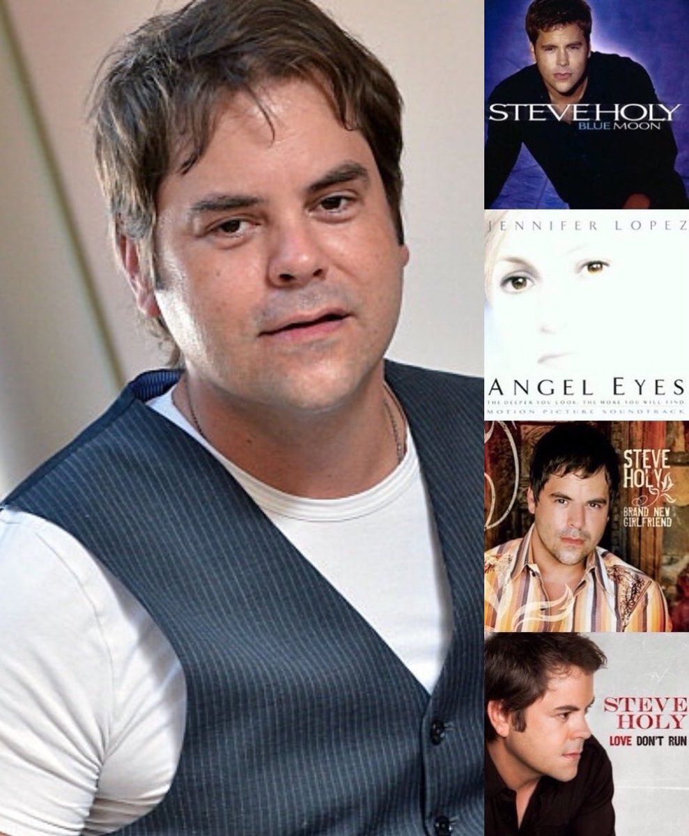 mnralphie's tweet photo. Happy 53rd birthday to Steve Holy! The singer who performed Blue Moon, Good Morning Beautiful (featured in Angel Eyes; initially cut from the soundtrack), Brand New Girlfriend and Love Don’t Run. #SteveHoly https://t.co/tDWobv7iqu