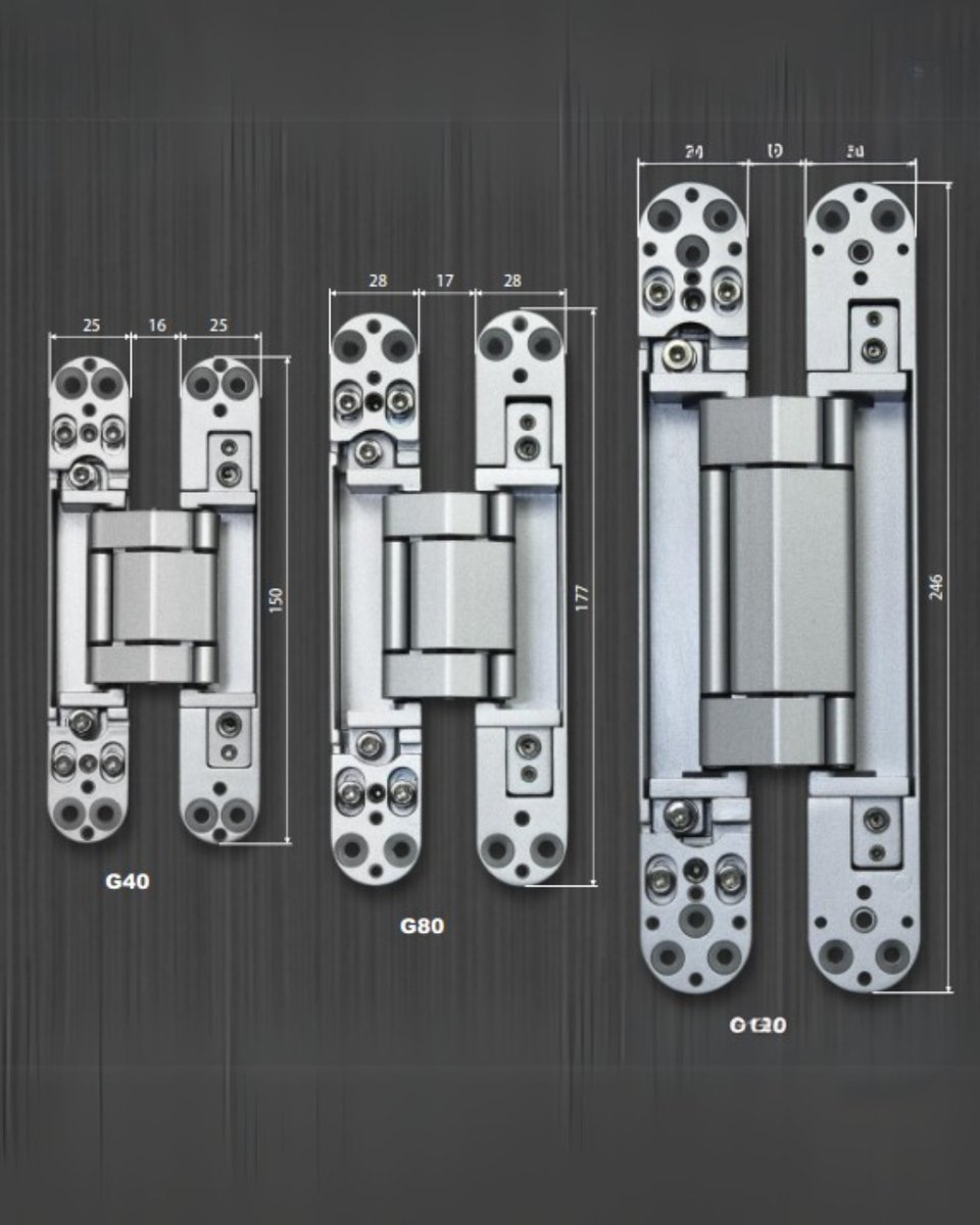 Idealbarndoor's tweet image. The concealed hinges are great for aluminium doors, wooden doors, and invisible doors 🚪

There are three hinge sizes:

✅ G40: maximum load 40kg
✅ G80: maximum load 80kg
✅ G120: maximum load 120kg

Shop here 👉bit.ly/3ESye5G

#idealbarndoors #concealedhinges