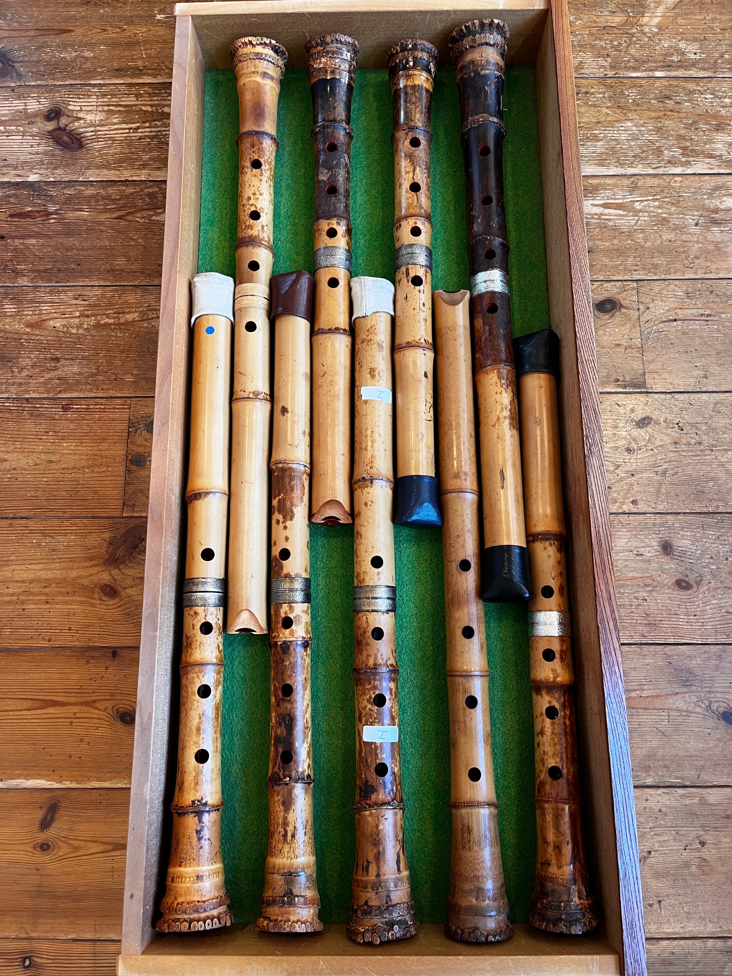 233尺八本体 ニ尺管 昌斎？銘 竹製 233尺八本体