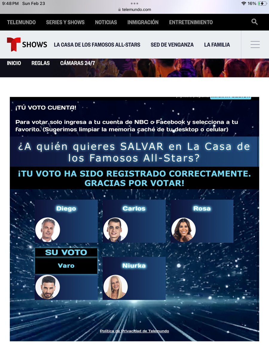 #LCDLFAllStars Si Varo quiere a Paty, yo también quiero a Varo.. ❤️ #SalvarVaro