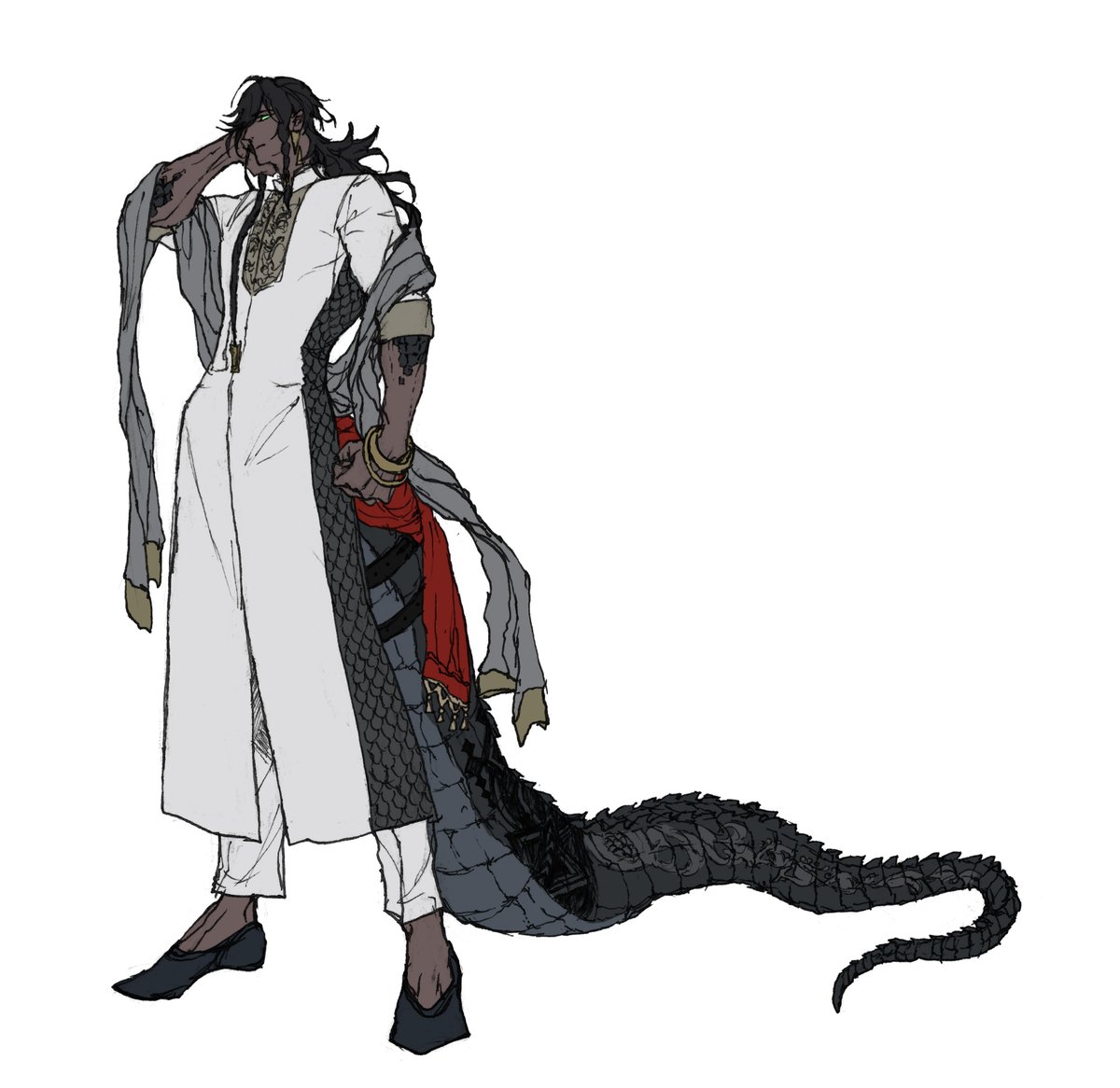 @akpl218  #プル学_入学準備 
取り掛かれなくて悔しいので練りだけ置いとくか………🐊
たぶん博物学専門 