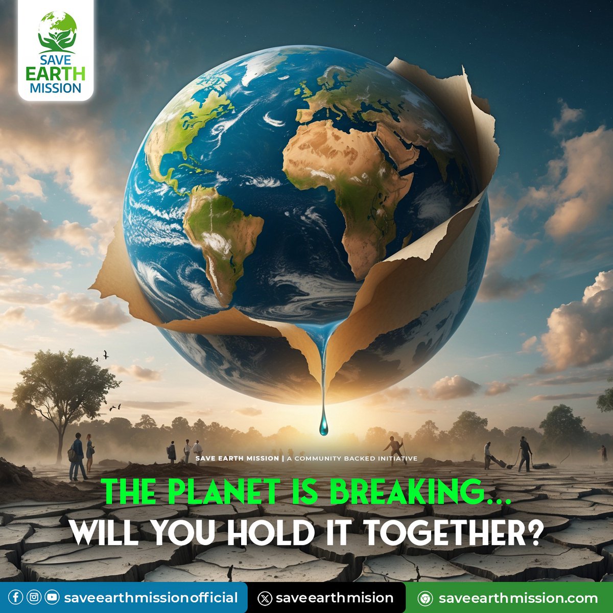 Sandeep4Earth's tweet image. Our planet is in crisis. Will you be part of the problem or the solution? #ProtectTheEarth #Sustainability