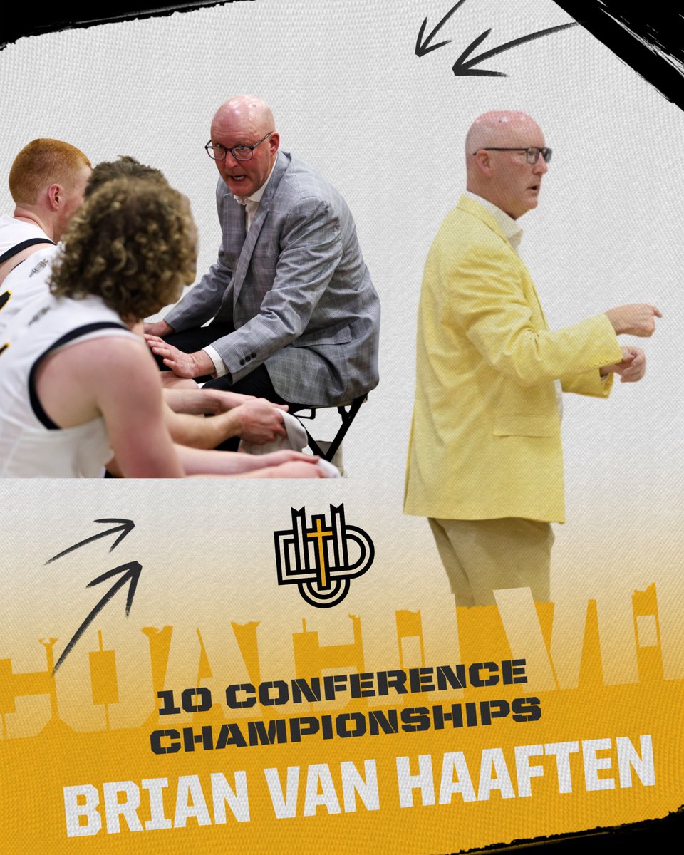 DordtHoops's tweet image. With our GPAC championship this season, Coach VH has now collected his 10th regular season conference championship in his career!
#DefenderWay