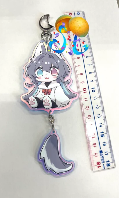 今からつゆこ尻尾ぶらりんアクキーの梱包と、先日希望された方に販売ページの作成をしますね〜!