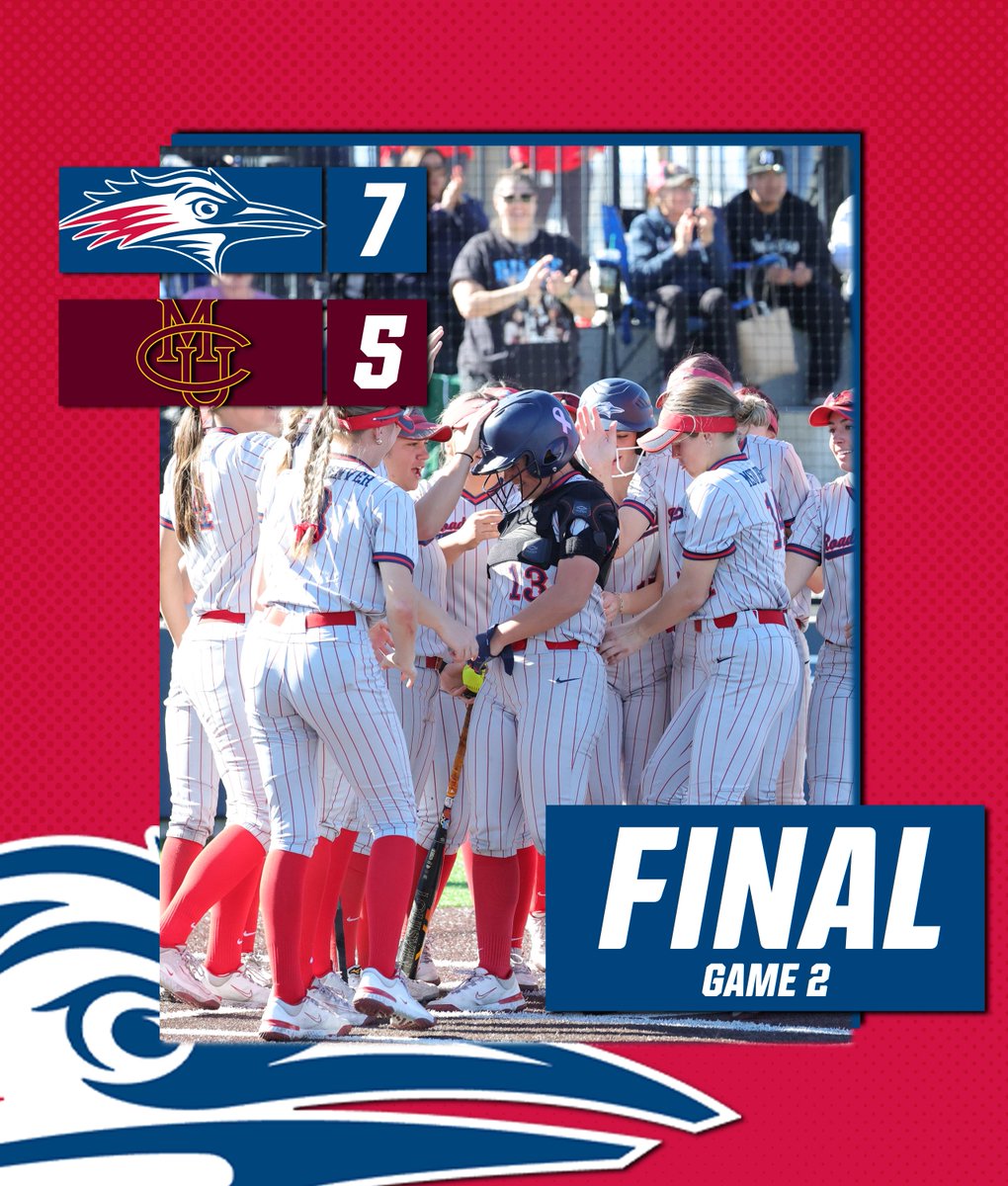 FINAL - Game 1 | #MSUDenver 6, Colo. Mesa 5
FINAL - Game 2 | #MSUDenver 7, Colo. Mesa 5

#GetRowdy🔴🔵