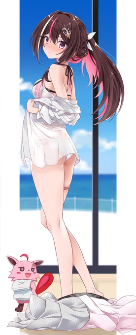 #寒い時こそ水着絵を貼ろう 今日も寒いし雪降ってくるし 