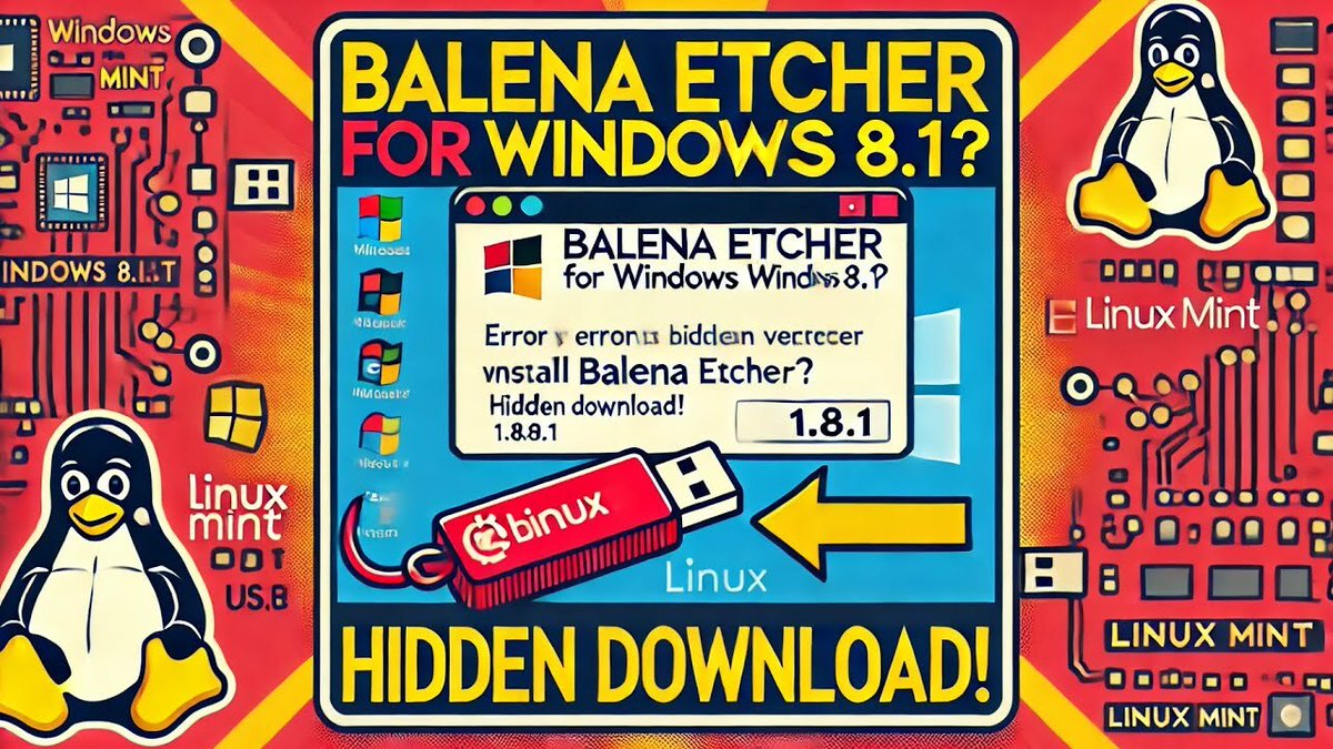 SillyReviews's tweet image. 🔸Balena Etcher for Windows 8/8.1 (Helping you find the right download.)  📺 youtube.com/watch?v=a_DoHP… ▫️#BalenaEtcher #Windows81 #BootableUSB
Finding a compatible version of Balena Etcher for Windows 8.1 was more challenging than expected while trying to … ift.tt/iDaSFgl