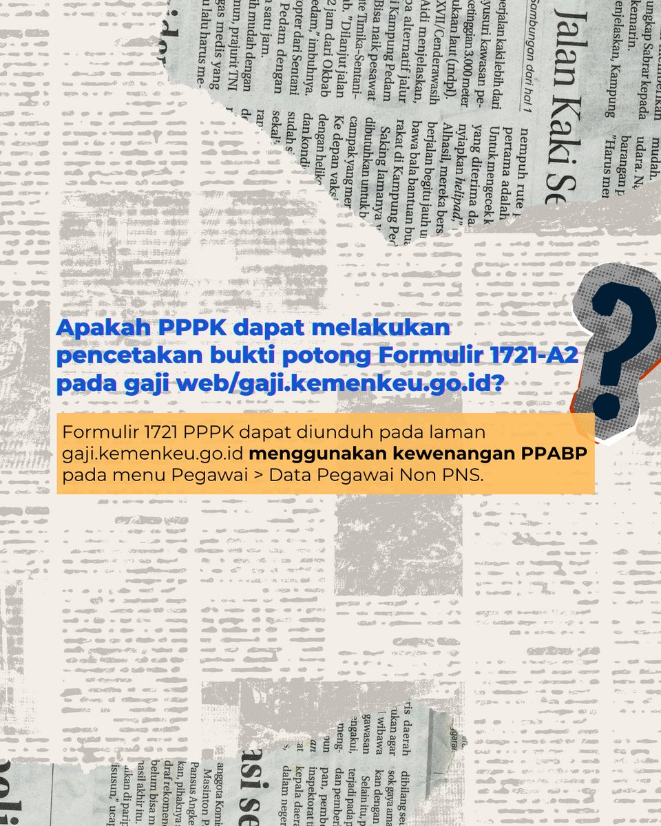 haiDJPb's tweet photo. 💡 PPPK bisa cetak sendiri?
Bisa! Pakai kewenangan PPABP di menu Pegawai > Data Pegawai Non PNS.
💡 Kenapa bendahara di bukti potong beda?
Karena itu satker pembayar tunjangan kinerja.
💡 Status kawin/PTKP gak sesuai?
Gunakan data status awal tahun di https://t.co/URGE5zVSG9! https://t.co/U22DYL6Kdd
