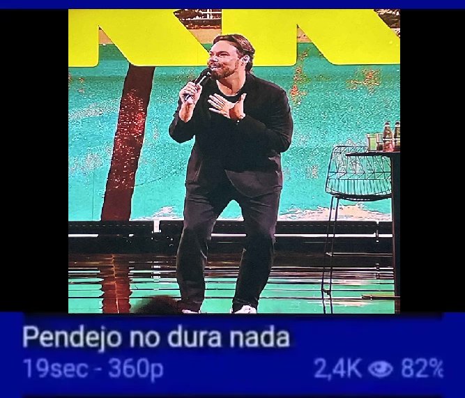 Se amurro, se fue y lo trajeron de vuelta a punta de guilt tripear a los asistentes? Sinceramente, no me gusta meterme en "drama" pero wn. Más risa da una gotera y menos vergüenza da una piedra con ojos. #VinaDelMar2025