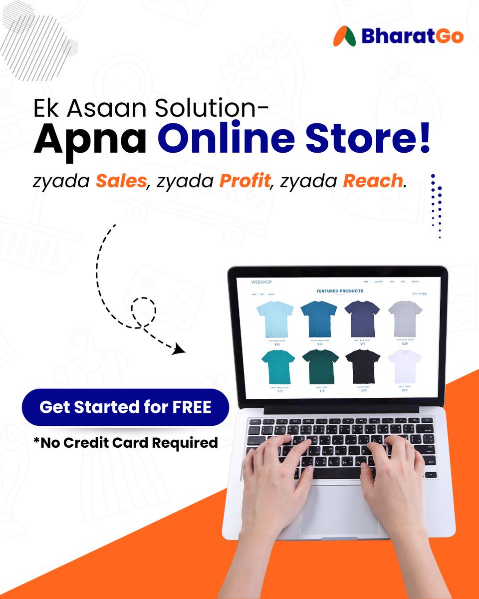 BharatGo_App's tweet photo. One Simple Solution – Your Own Online Store! 🚀
✅ More Sales
✅ More Profit
✅ More Reach
Start selling online today in just 2 minutes! 🛒 👇
🔗Create your store now: https://t.co/bAhMKHcFgr

#BharatGo #StartSellingOnline #DigitalIndia #Ecommerce #Ecommercebusiness #OnlineStore https://t.co/EK1osGaKG5