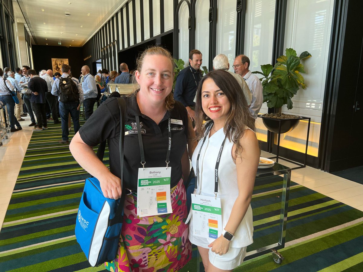 CCDM (@theccdm) on Twitter photo Have you said hi to any of our researchers at #GRDCUpdates at Perth ๐
Plenty of our staff and students will be wandering around over the two day event, ready to chat about all things crop disease ๐ฑ๐ฆ Donโt miss our stall at the back of the exhibition hall ๐
<a href="/theGRDC/">GRDC</a> <a href="/CurtinUni/">Curtin University</a> Have you said hi to any of our researchers at #GRDCUpdates at Perth ๐
Plenty of our staff and students will be wandering around over the two day event, ready to chat about all things crop disease ๐ฑ๐ฆ Donโt miss our stall at the back of the exhibition hall ๐
<a href="/theGRDC/">GRDC</a> <a href="/CurtinUni/">Curtin University</a>