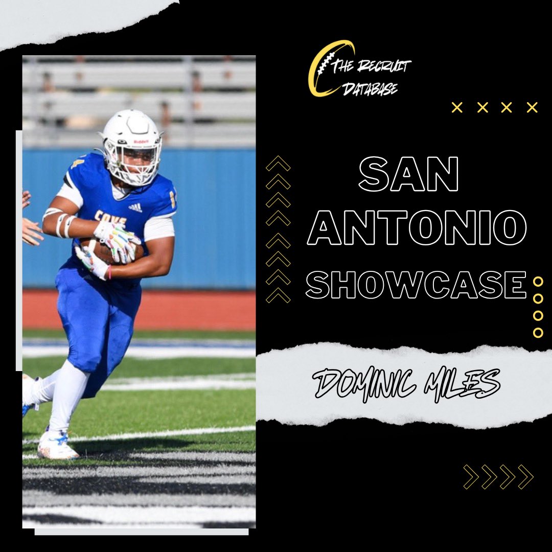 Recruit Database (@recruitdatabse) on Twitter photo Let’s welcome <a href="/deuce_miles2028/">Dominic ‘Deuce’ Miles ll</a> of @RecruitTheCove to ‘The Showcase Series’ San Antonio! Let’s welcome <a href="/deuce_miles2028/">Dominic ‘Deuce’ Miles ll</a> of @RecruitTheCove to ‘The Showcase Series’ San Antonio!