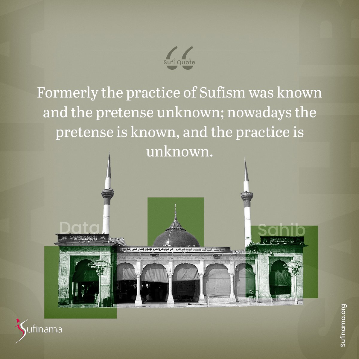 Soofinama's tweet photo. Sufi Quote/ Data Sahib
#Sufinama #Sufism #Sufi #Sufiquotes #Datasahib https://t.co/4vRIBblZjP
