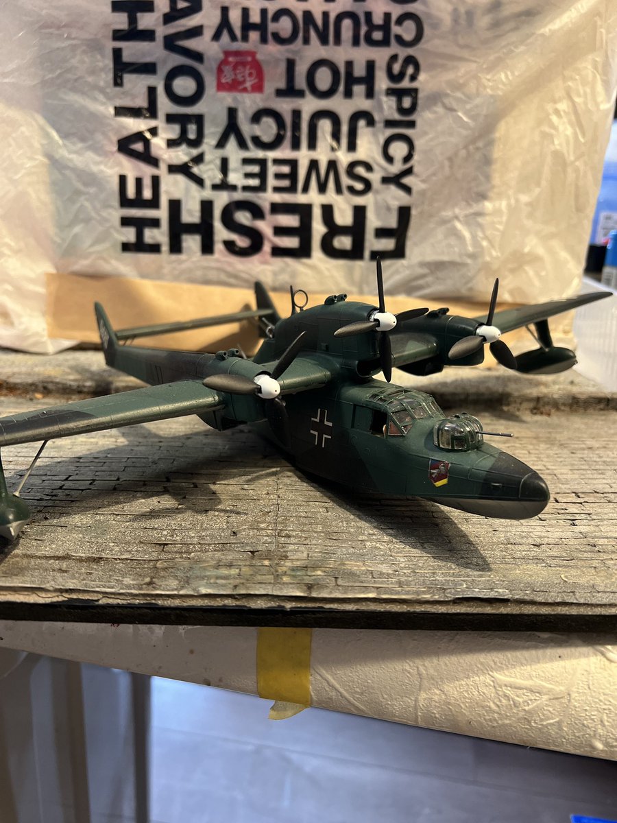qs8j6's tweet photo. #変態飛行艇
#Bv138
#陸にあがつった飛行艇！ https://t.co/m3Bcfr5AA2