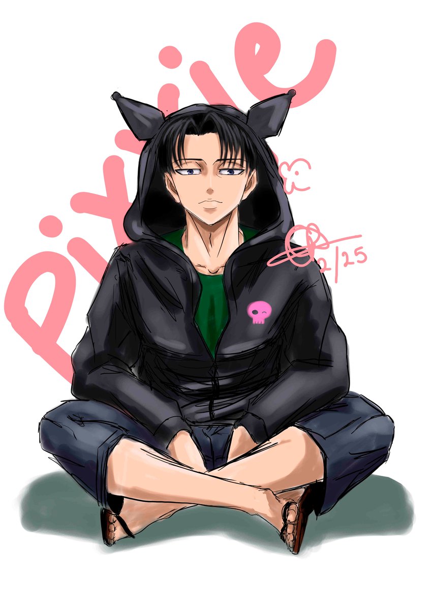 i_am_pixxie's tweet photo. Daily sketch for day 7 prompt... Catvi. I didn't quite hit the mark but there's nothing wrong with a little Levi X Kurami mash up 🤣
Prompt list by @LeviWeek
#LeviAckerman #Kurami #aotxsanrio #animeart https://t.co/AZCVFI2lM5