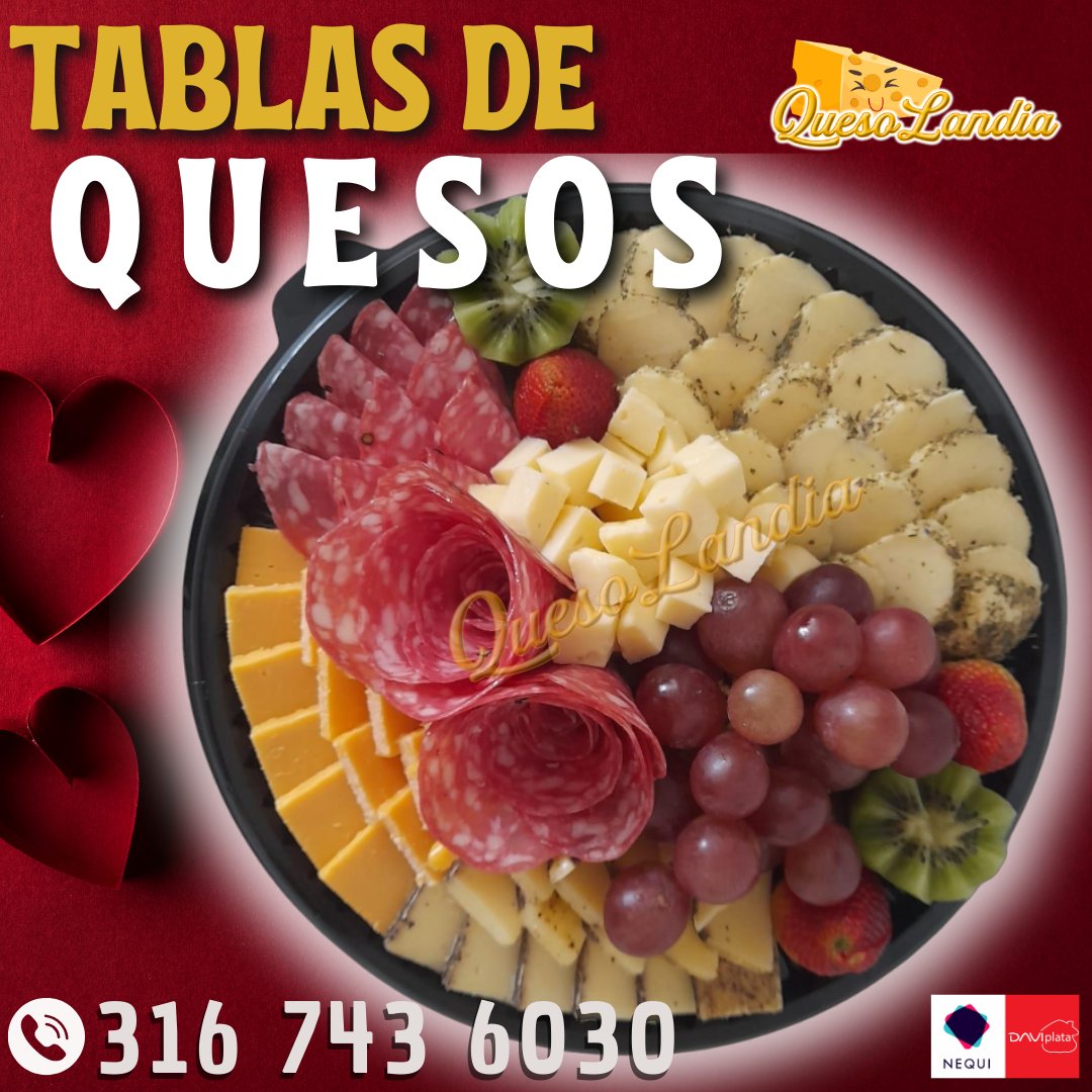quesolandiabyb's tweet photo. Tablas de Quesos. Con Quesos Madurados y Frescos, acompañados de Carnes Maduradas y Fruta. Regala... Comparte... Disfruta.
WhatsApp https://t.co/ZimM6qyPko

Domicilios en Bogotá, D.C. - #QuesoLandia
.
Síguenos en FB e IG,
.
https://t.co/XYF1JbhGyR
.
https://t.co/LJj2k6jHBR
. https://t.co/a76EVDDpuH
