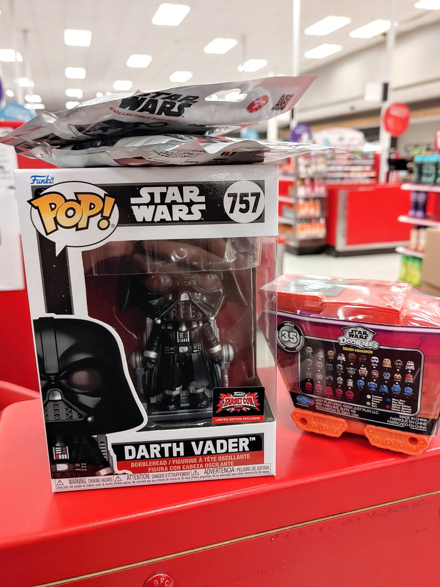 thisistheraybro's tweet image. Late night pickups from Target! Snagged Darth Vader and a few goodies! 🎯✅
#funkopop  #starwars #TargetCon