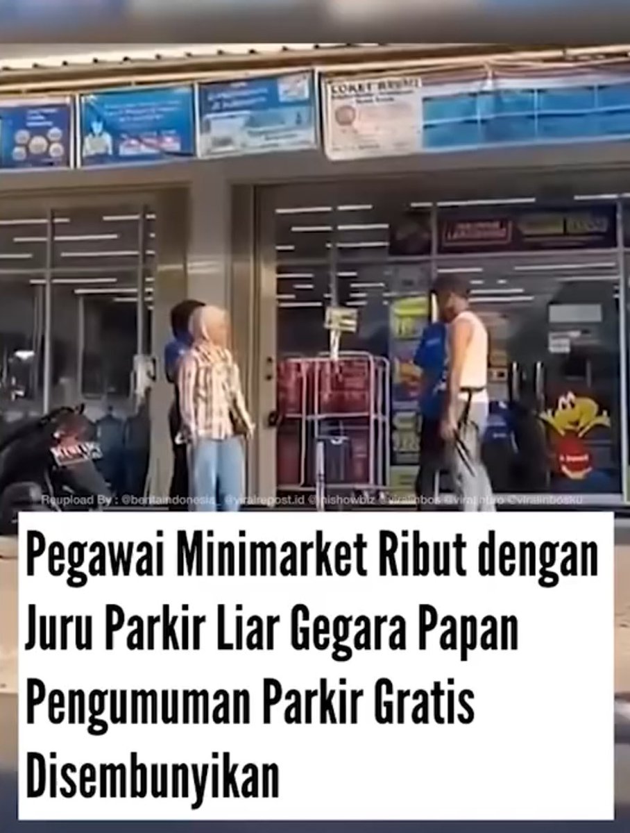 POV pegawai aduh mulut sama pakir liat di mini market

a thread