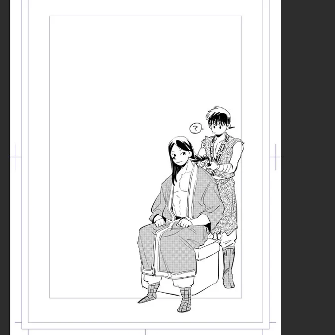 ブランクページに入れる絵 