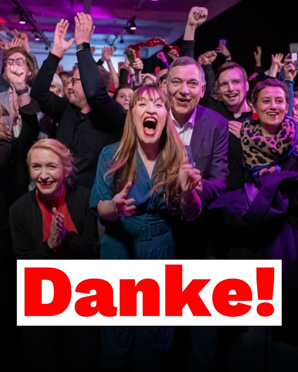 They are in! The Left will again be represented with increased strength in the Bundestag in the coming legislative period! Left Party Die Linke got 64 Seats in Bundeshtag!