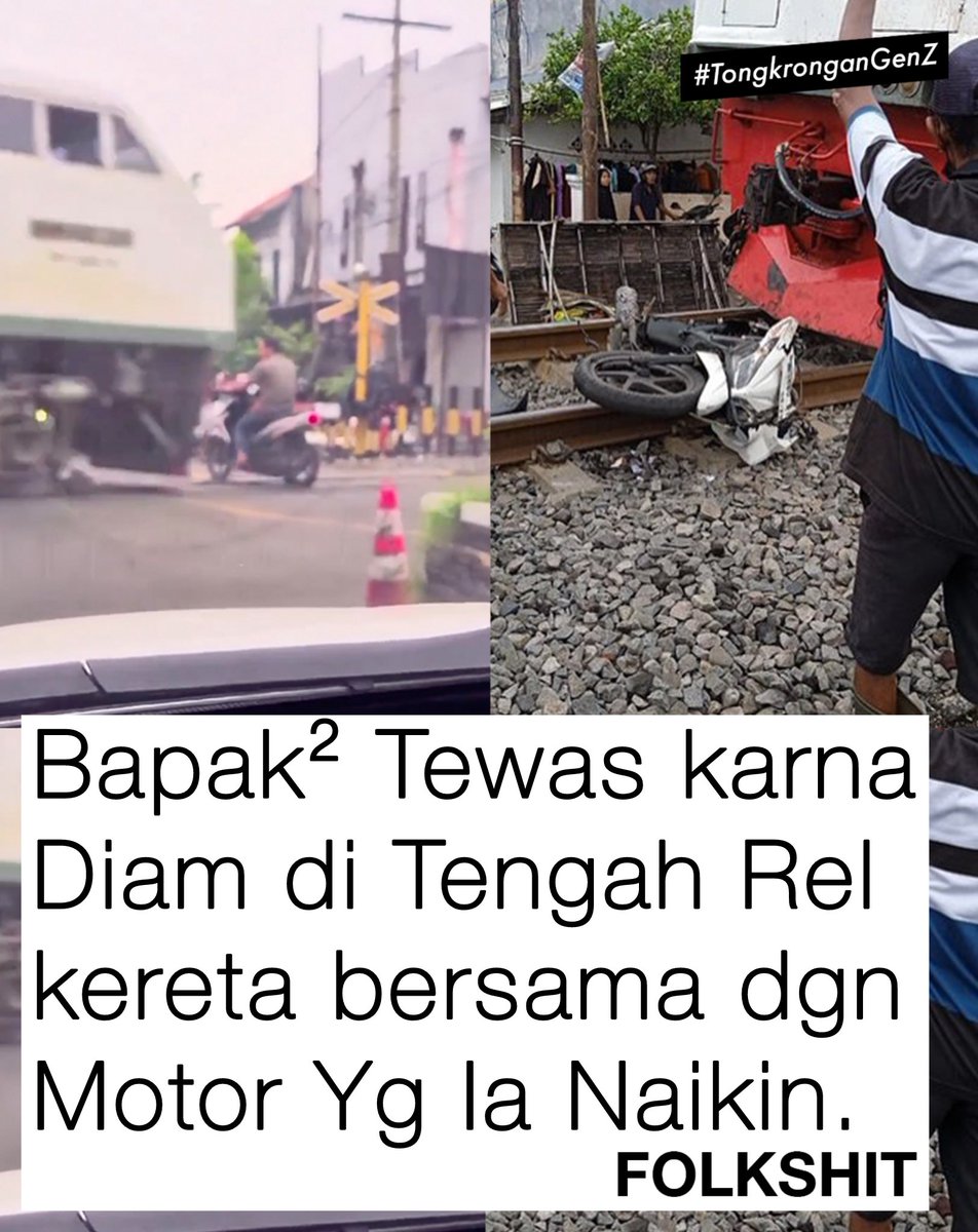 folkshittmedia's tweet image. OTAKNYA DIMANA DAH 🗿

📌 Rel Kereta Api Jati Terminal lama Probolinggo Jawa Timur