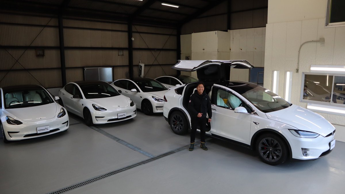 garagex_tesla's tweet photo. ガレージXではテスラの買取、販売をしております！
査定、見積もりいつでも歓迎！😊
テスラ専門ならではの高価買取を実施中！
試乗予約も承っております🚗
#テスラ
#テスラ専門店GarageX
#中古車 https://t.co/W0YtrzEHHQ