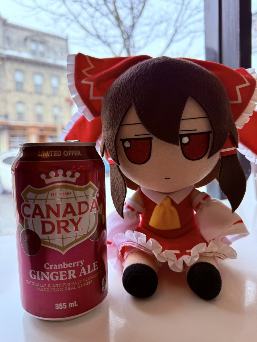 dailyreimu's tweet image. Drink ᗜ_ᗜ 

#fumo #reimu #touhou #fumofumo #ふもふも