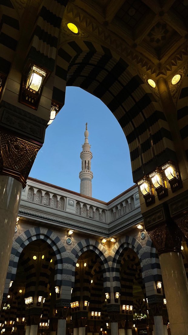 صباحي اليوم في المسجد النبوي الشريف 🩵🩵