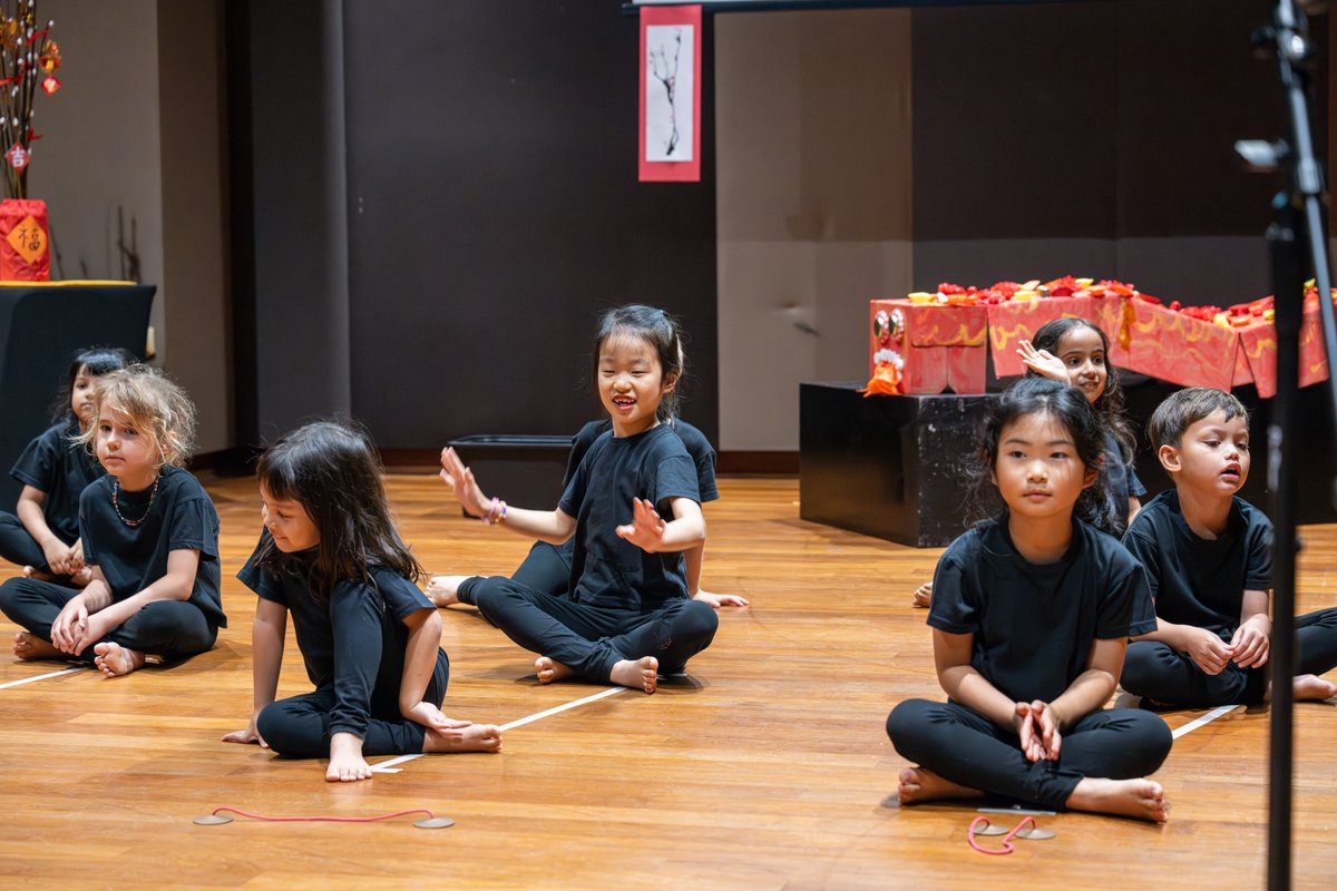 Our #UWCSEA K2 students put on a fantastic performance at their Arts Festival, celebrating the Lunar New Year with creativity and confidence! Through expressive actions and instruments, they brought the story of Nian to life!