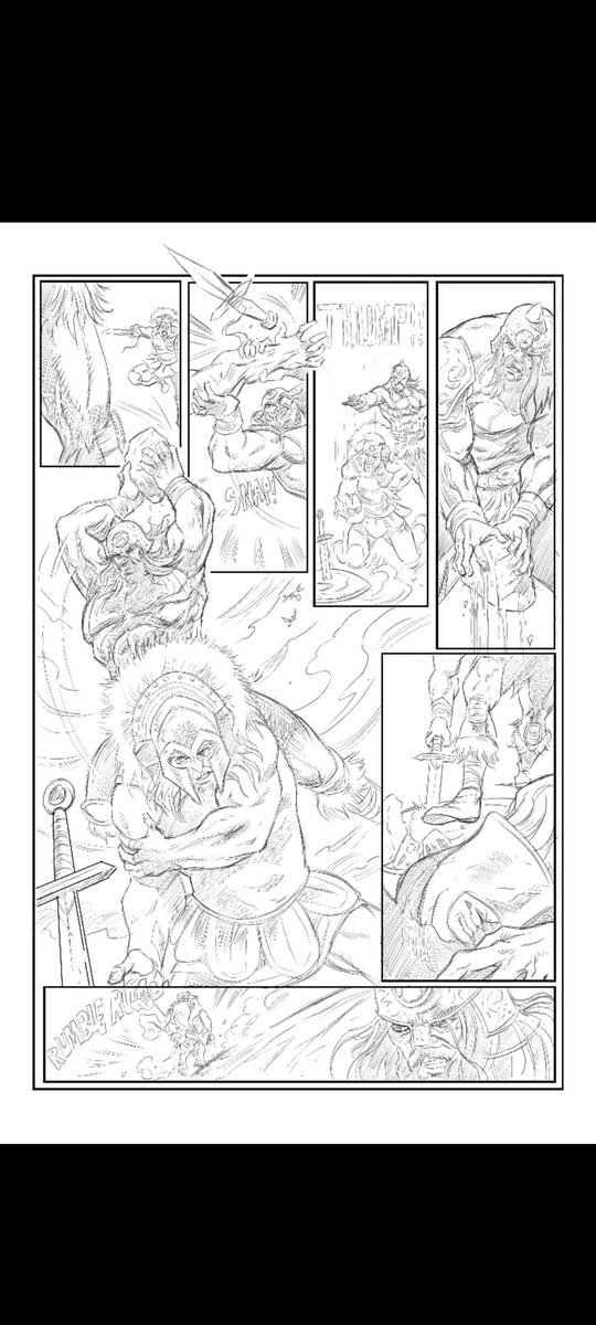 Page 15 VERY ROUGH pencils for page 15 of <a href="/rjoftheisland/">rjoftheisland</a> s Crom The Destroyer