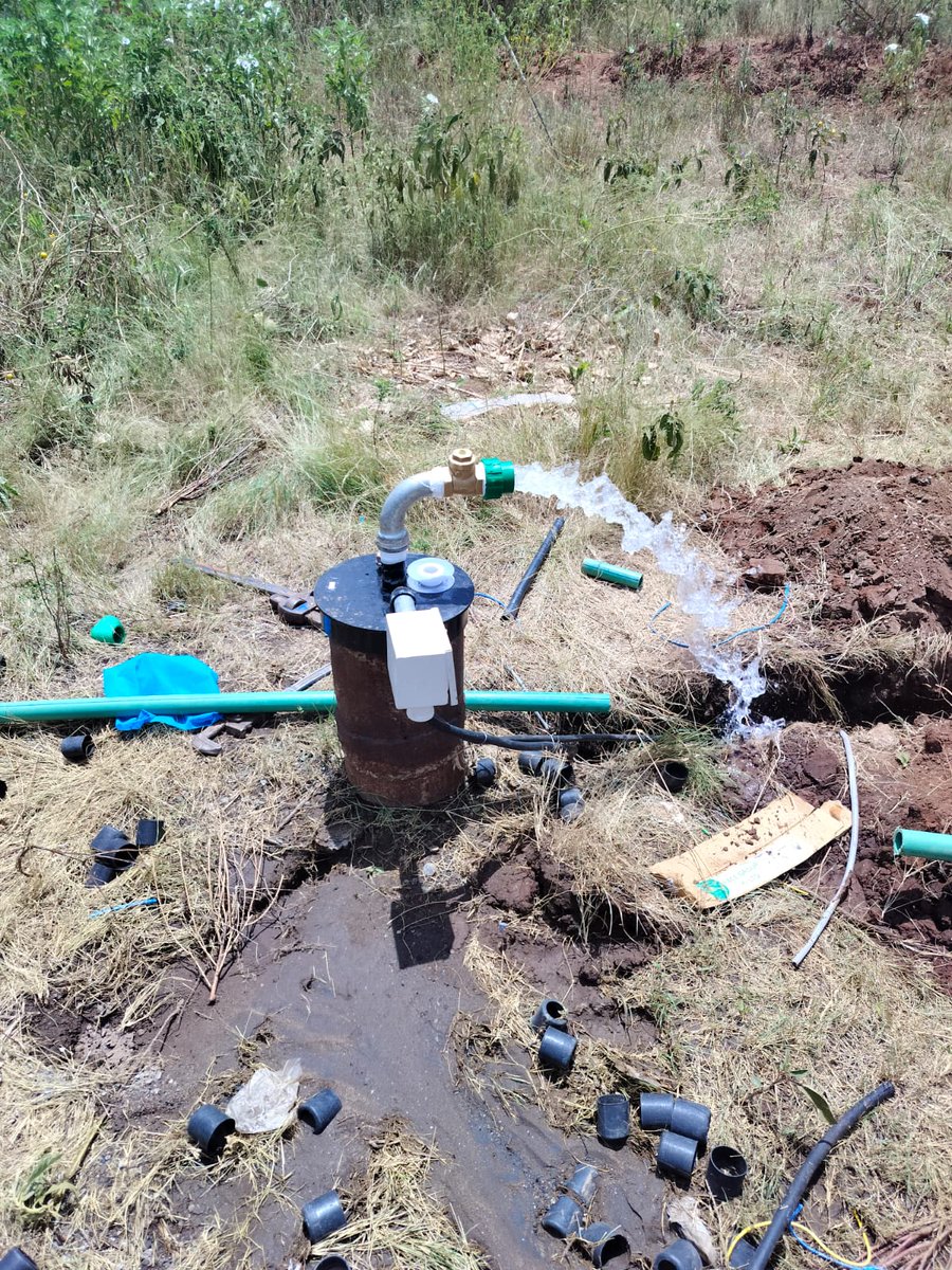 DennykayWorks's tweet photo. ✅ Sustainable Solar Pumping – Say goodbye to high electricity bills! Our solar pumping technology ensures uninterrupted water supply with zero energy costs.

✅ Water Treatment &amp; Filtration – We provide safe, potable, and crystal-clear water for every borehole we drill. https://t.co/oFlemlhdzE